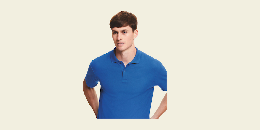 The new Fruit of the Loom polo shirt